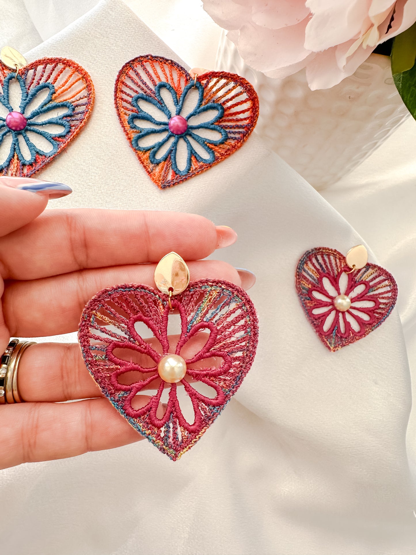 Peony Earrings