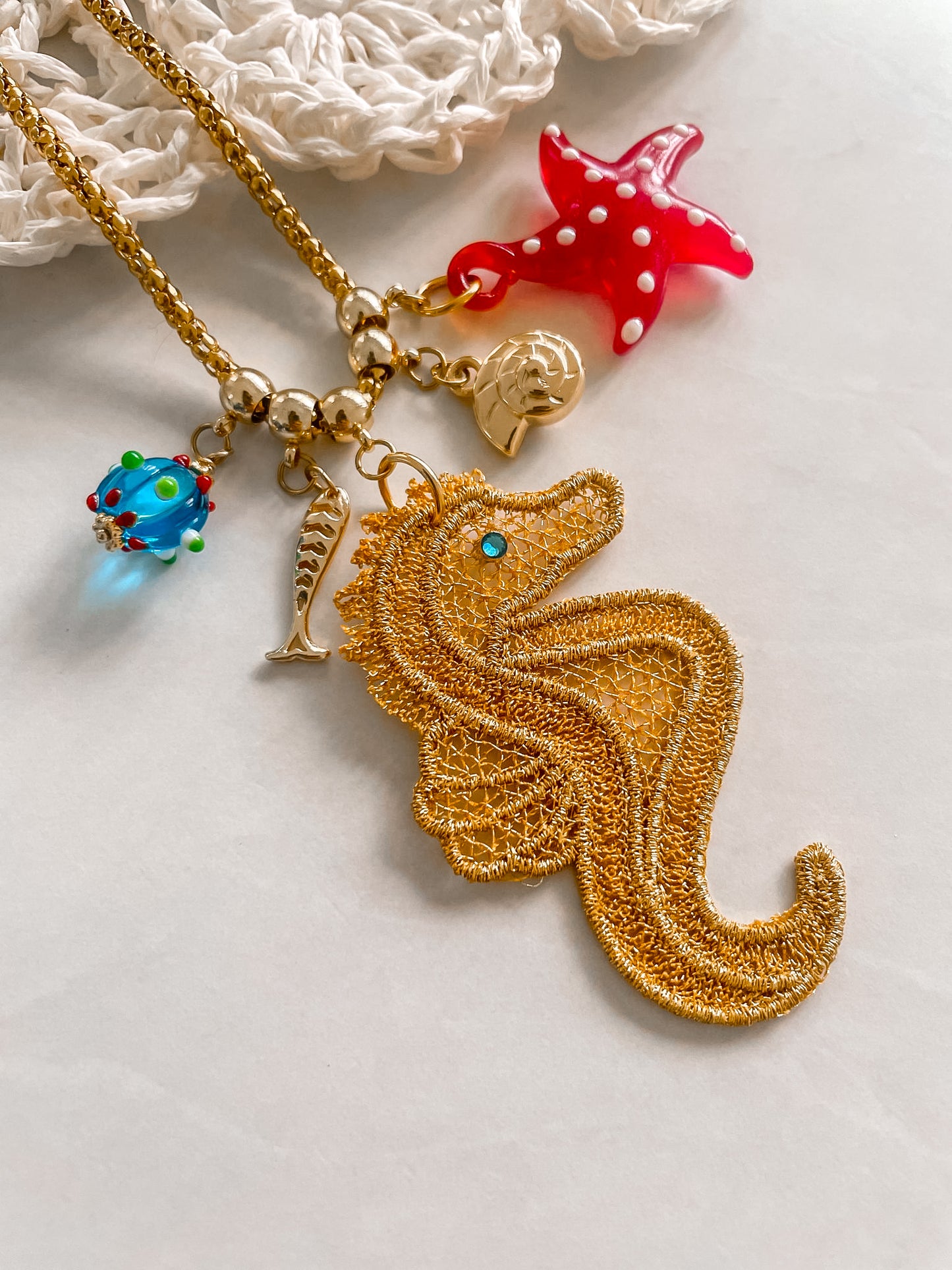 Caribbean Seahorse Necklace