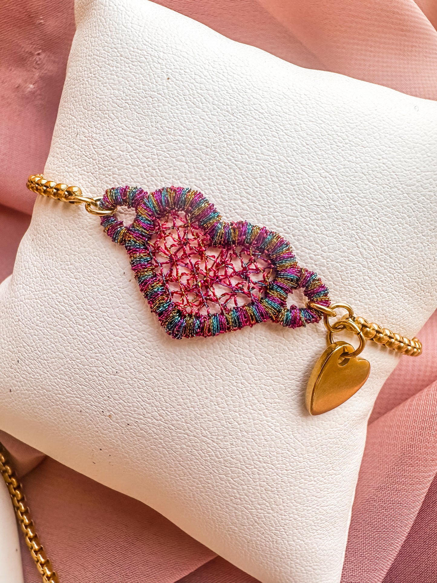 Heart Linked Bracelet