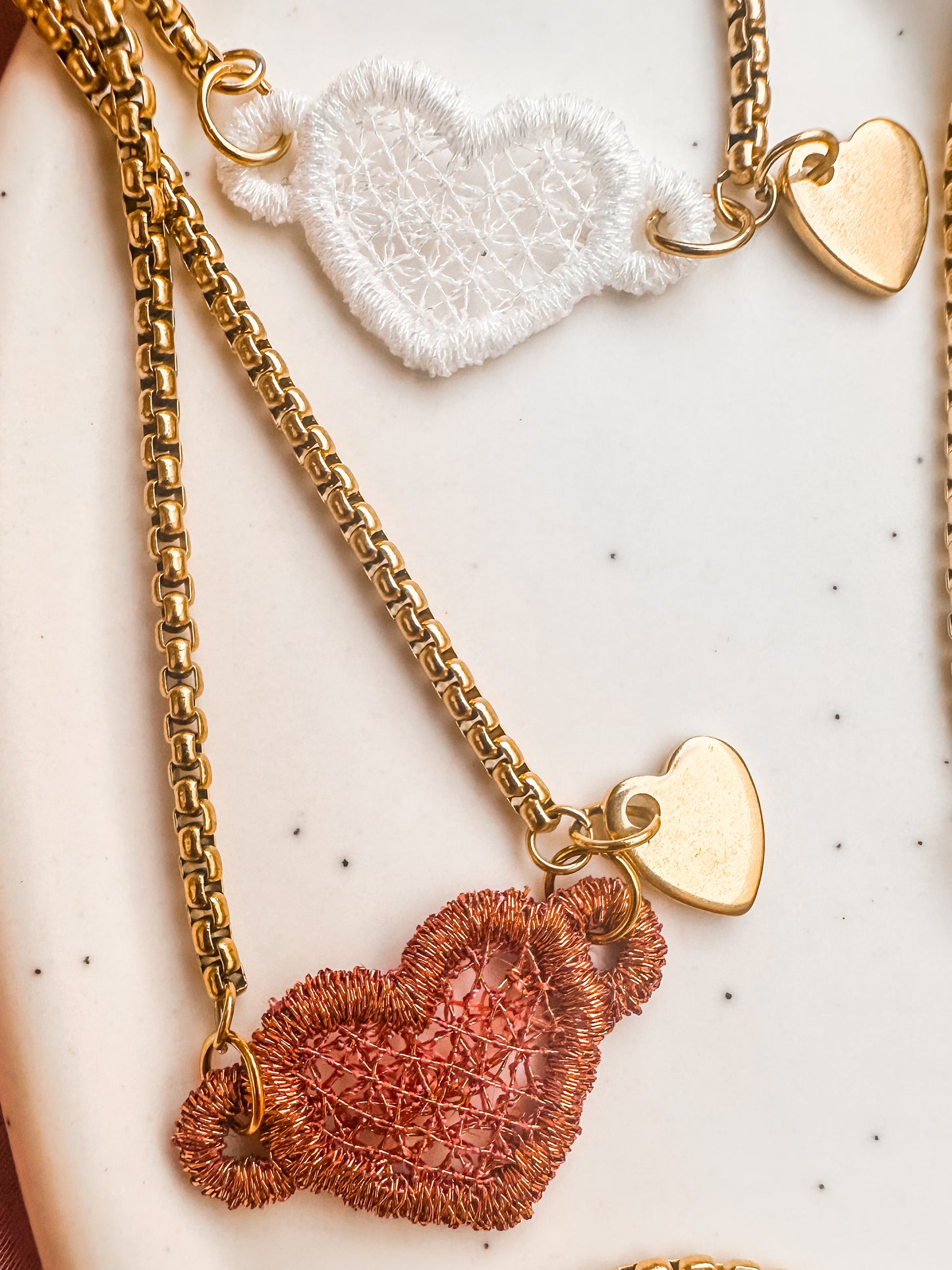 Heart Linked Bracelet