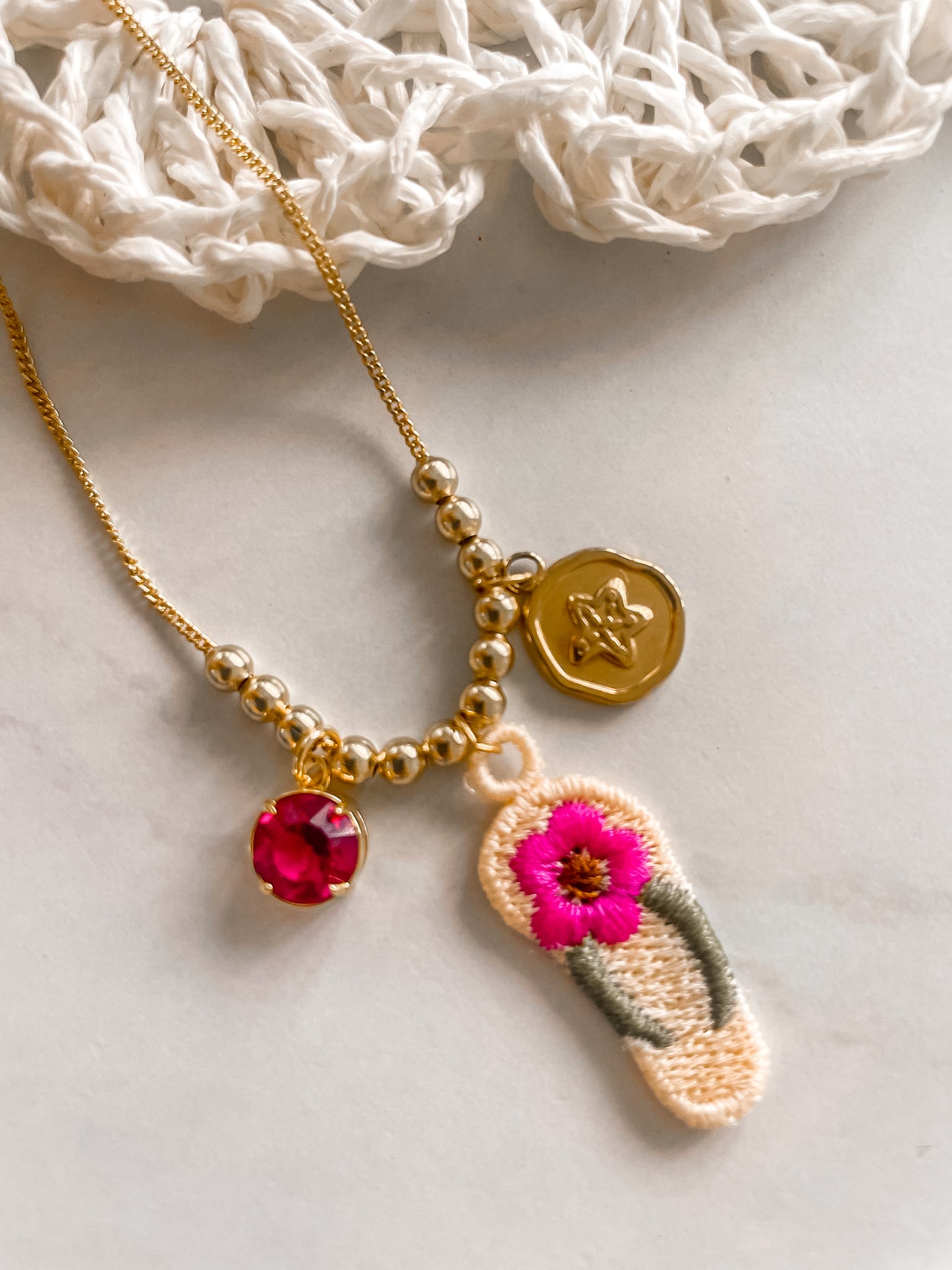 Caribeña Necklace (Flip-flop)