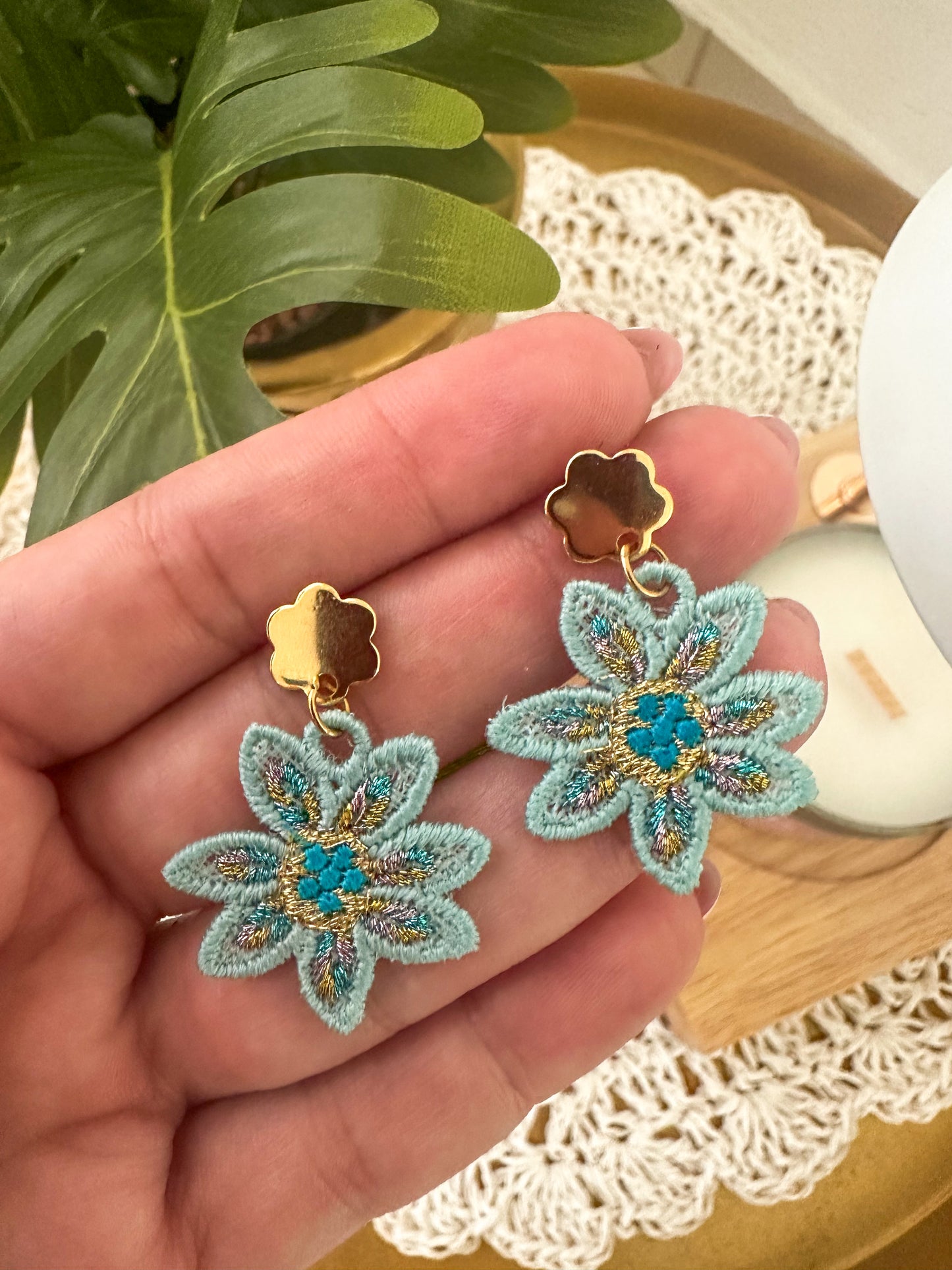 Island Flower Earrings