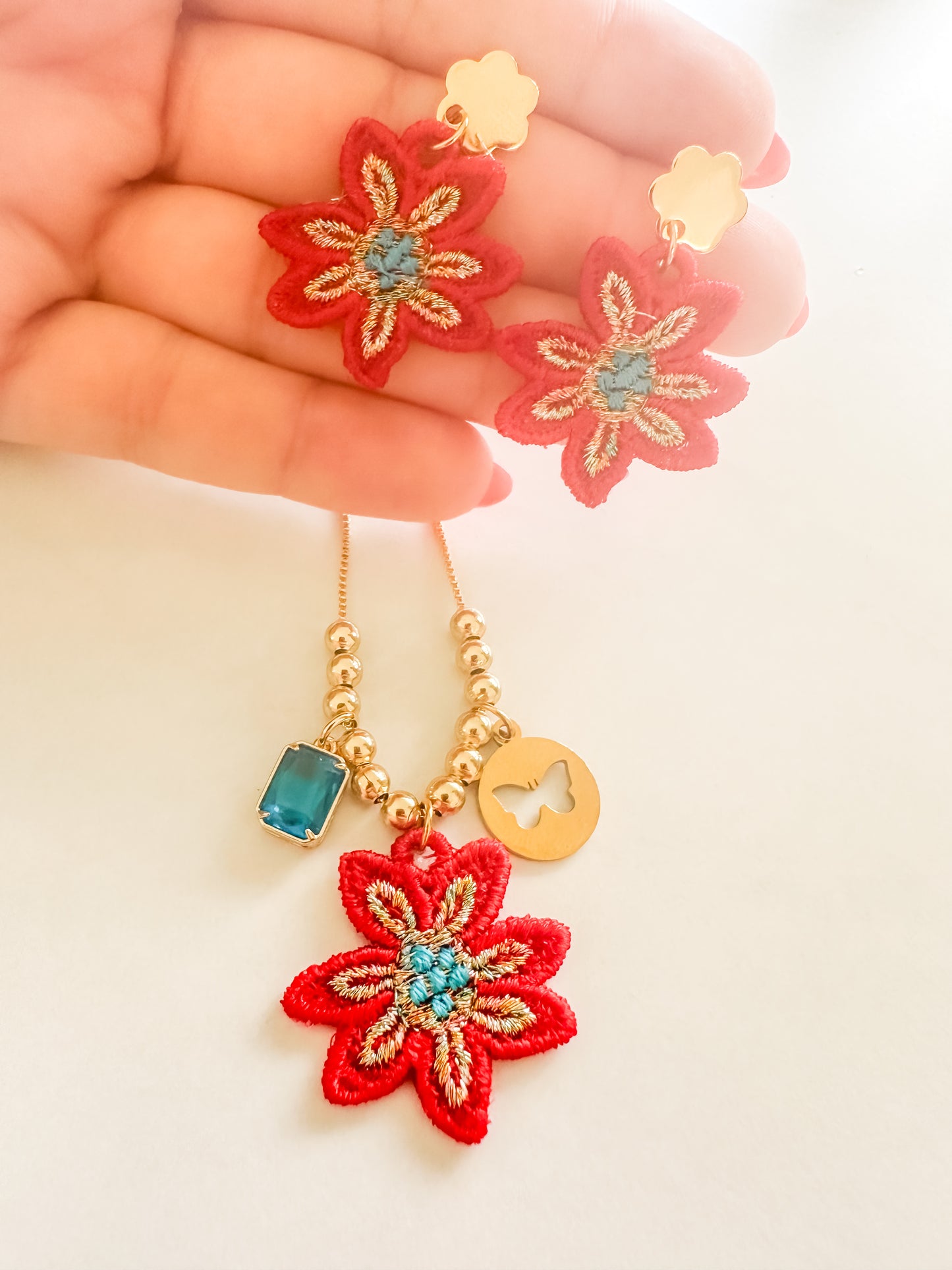 Island Flower Earrings