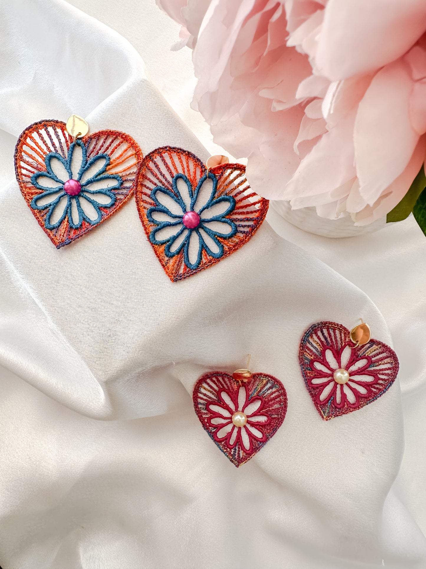 Peony Earrings