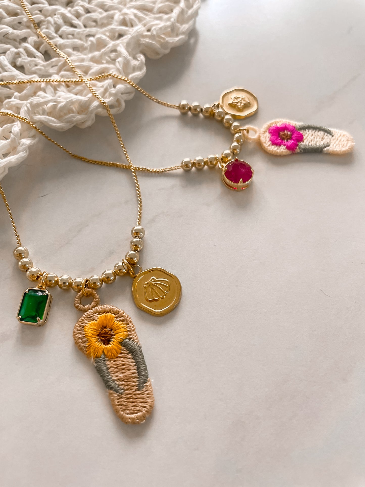 Caribeña Necklace (Flip-flop)