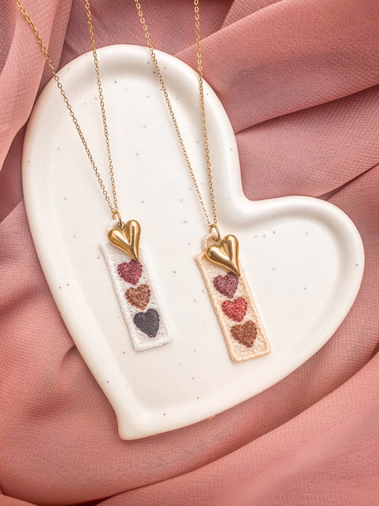 3 Heart Necklace