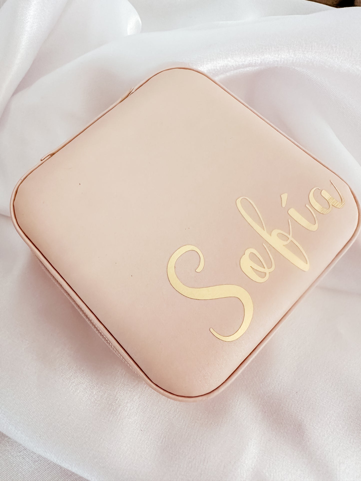 Personalized Travel Jewelry Box