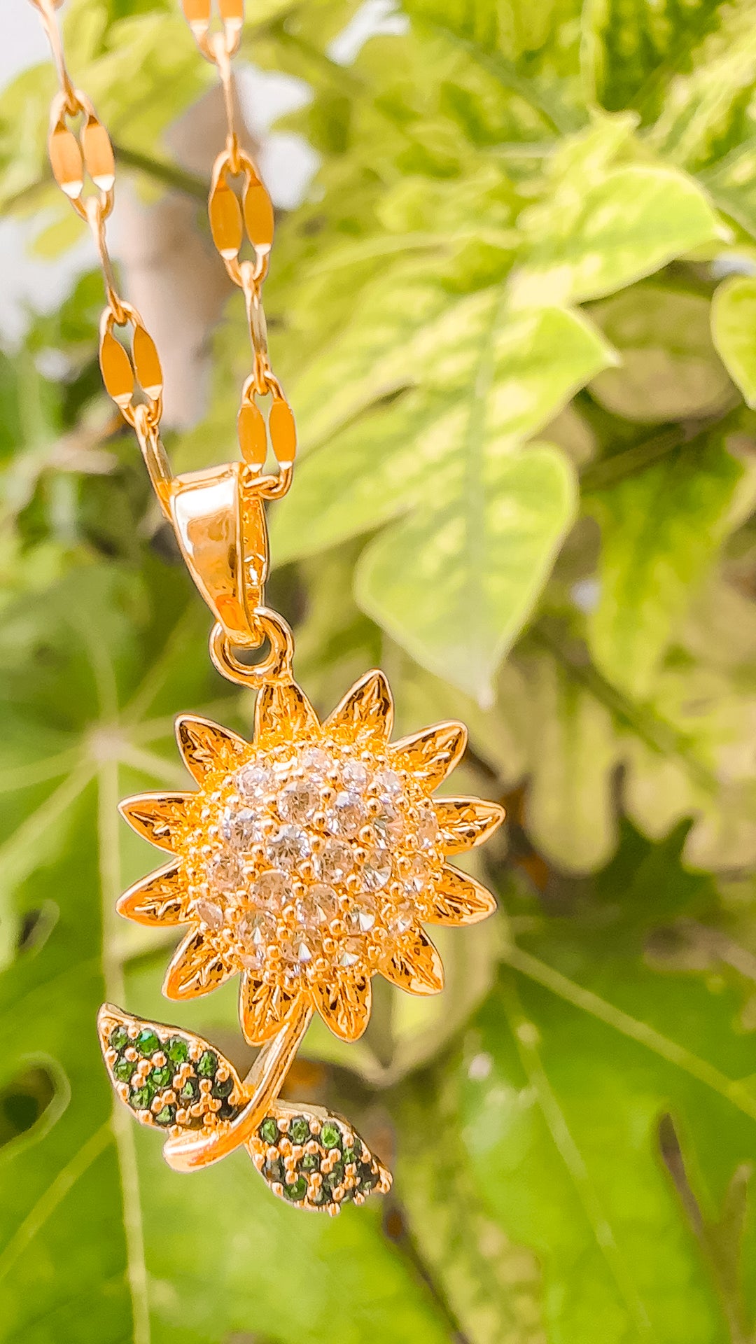 Sunflower Necklace