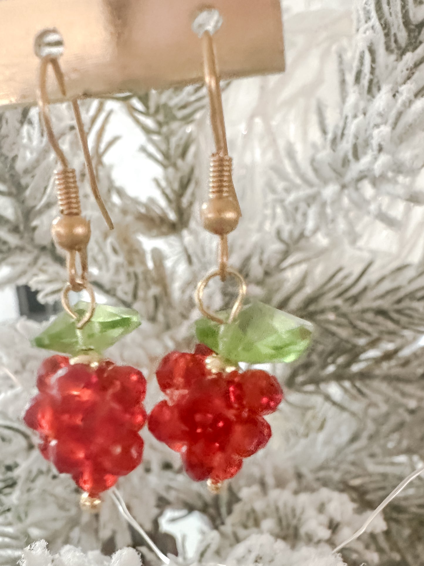 Mini Stawberry Earrings