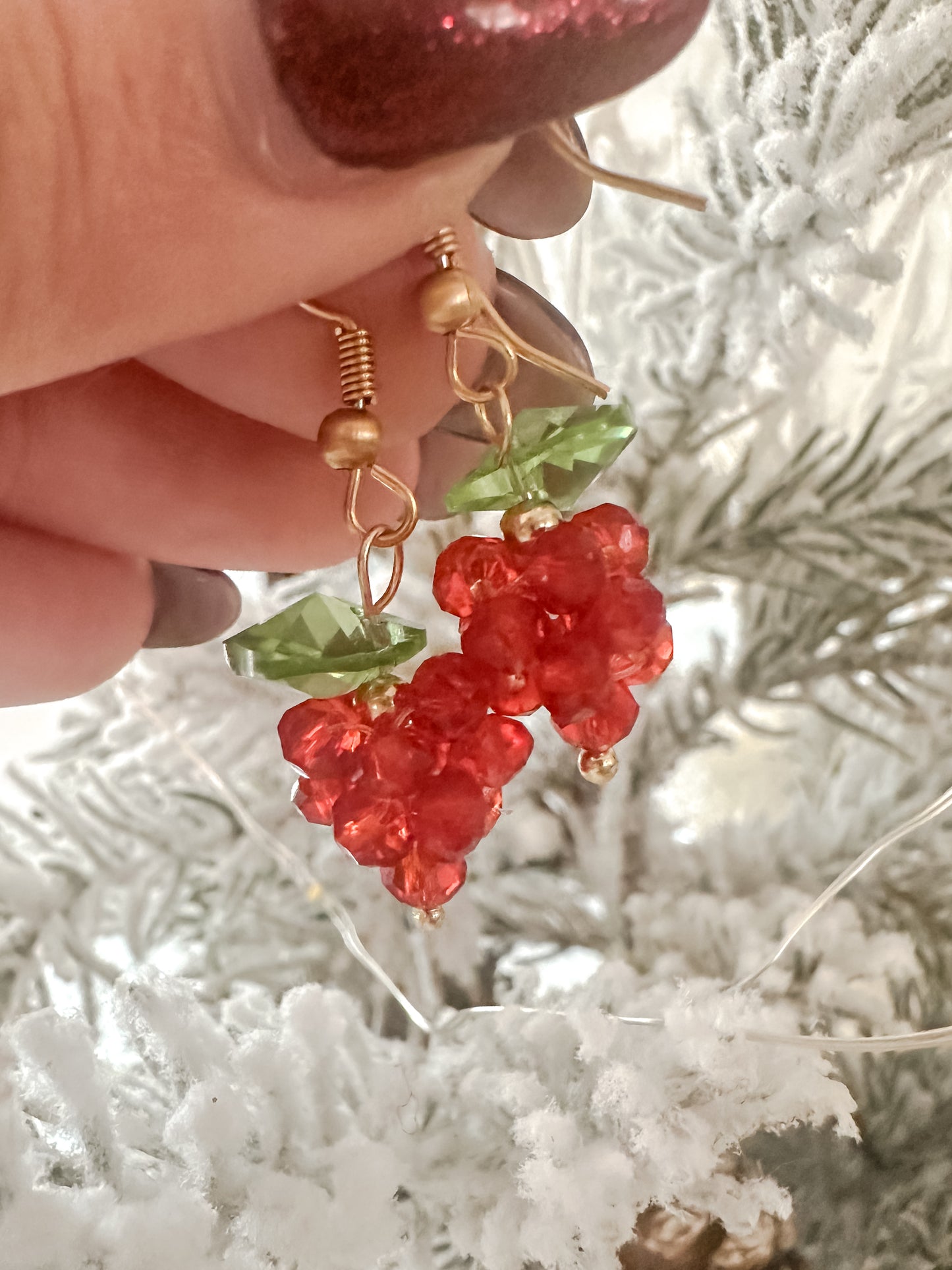 Mini Stawberry Earrings