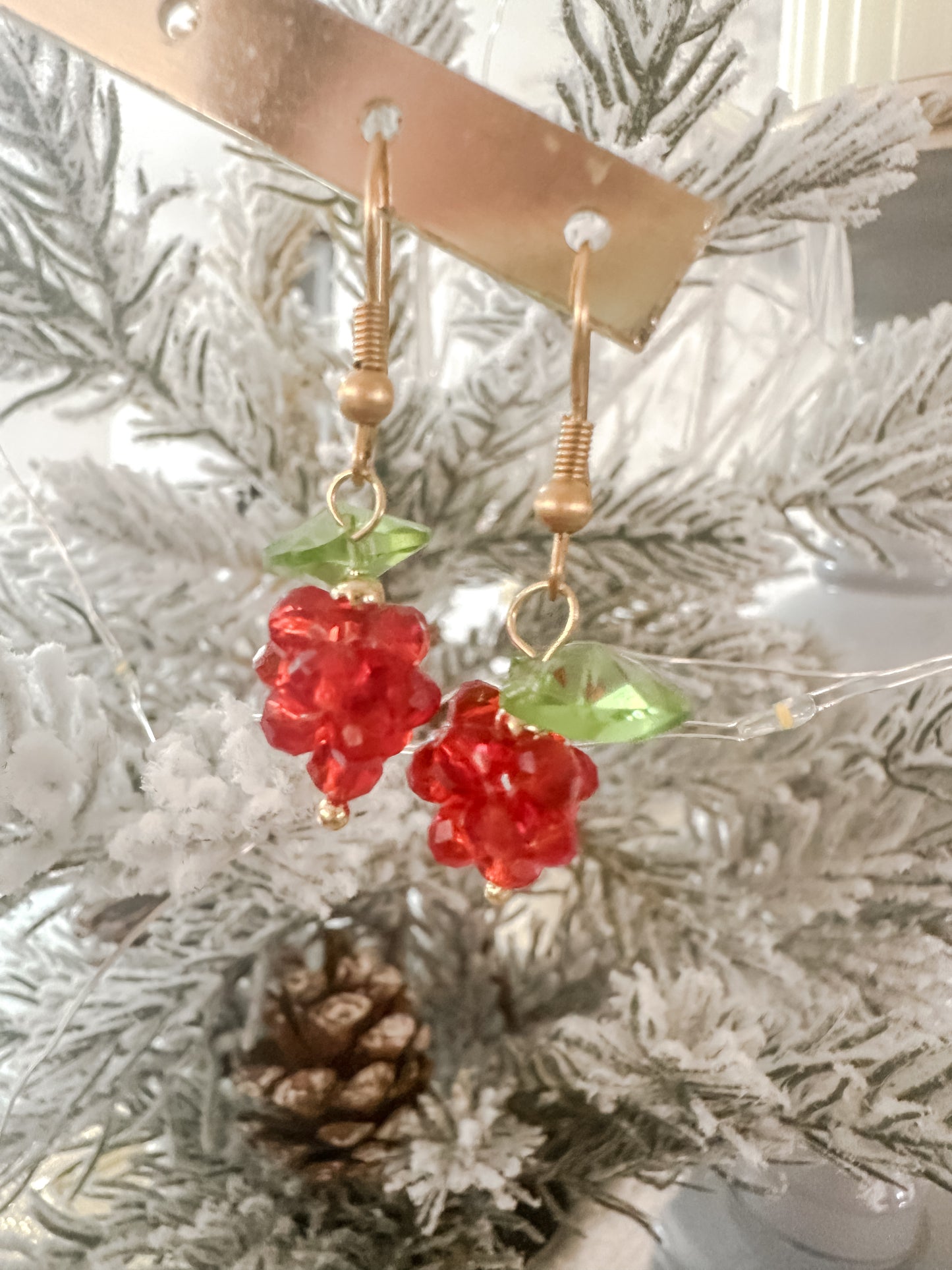 Mini Stawberry Earrings