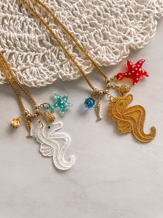 Caribbean Seahorse Necklace