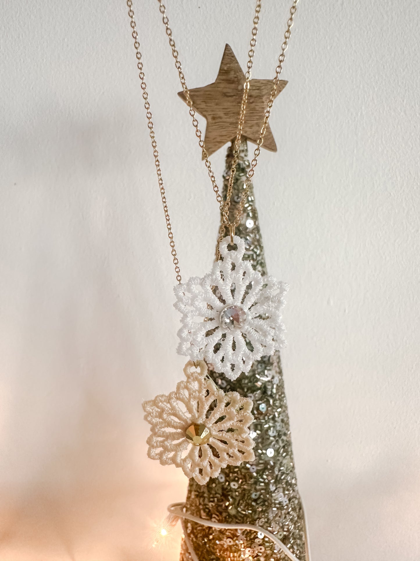 Sparkle Snowflake Necklace